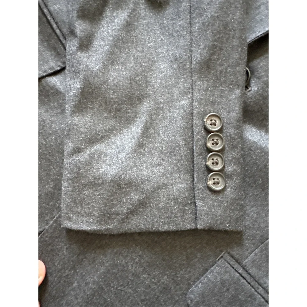 Lauren Ralph Lauren Slim Blazer Mens 40S Wool Charcoal‎ Grey Sport Jacket #812